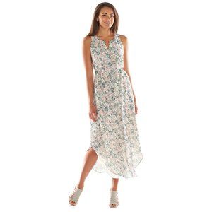 LC Lauren Conrad Floral Shirttail-Hem Maxi Dress